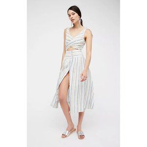 Free people Kansas dress 2 way Size 0 boho western coastal cowgirl fisherman